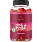 Vita Yummy Hair & nail raspberry & peach mixed Kosttillskott 90 st