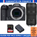 Canon EOS R7 + RF 100-400mm IS + 1 SanDisk 128GB Extreme PRO UHS-II SDXC 300 MB/s + 1 Canon LP-E6NH + Guide PDF MCZ DIRECT '20 TECHNIQUES POUR RÉUSSIR VOS PHOTOS