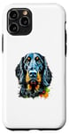 iPhone 11 Pro Gordon Setter Pop Art & Splash Art Gordon Setter Case