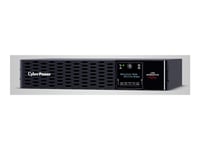 Cyberpower Professional Rack Mount Pr750ert2uc - Ups (Rackmonterbar/Extern) - Ac 220/230/240 V - 750 Watt - 750 Va - Rs-232, Usb - Utgångskontakter: 10 - Aktive Pfc - 2U - Svart