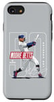 Coque pour iPhone SE (2020) / 7 / 8 Mookie Betts | Joueurs MLB de baseball de Los Angeles | MLBMBE3004