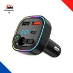 Transmetteur FM Bluetooth Voiture Vendeur Francais, Allume Cigare Bluetooth