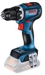 Bosch Gsr 18V-90 C Professional - Hammerbor/Driver - Trådløs - Nøkkelfri Borhylse 13 Mm - 64 N·M - Uten Batteri - 18 V - Solo