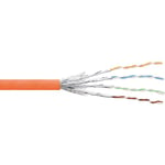 InLine Câble réseau S-STP/PIMF Cat.6, AWG27, PVC Orange 100 m (Import Allemagne)