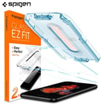 For iPhone 8 Plus 7 Plus Screen Protector , Spigen Glas.tR EZ Fit Glass - 2PC