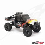 [FR] FX118 FURY Wagon RTR Black with Flames FURITEK Brushless 1/18 RC Crawler Ki