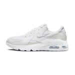 Nike Air Max Excee Women's Shoes WHITE/MTLC PLATINUM-WHITE, storlek 44½