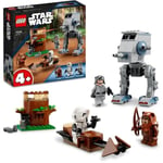 LEGO Star Wars 75332 AT-ST Walker Toy med Scout Trooper Minifigure Flerfärgad