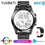 Montre Intelligente De Sport Étanche Bluetooth Pour Hommes Et Femmes,Bande Intelligente Pour Huawei 2 Pro,Galaxy Watch 6,Gt4pro,Appel Téléphonique - Type Black Steel