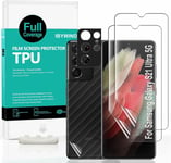 Ibywind 2 Pcs Screen Protector For Samsung Galaxy S21 Ultra(5G),Flexible TPU Fi