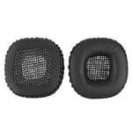 Major II Ear Pads Replacement Protein Leather Ear Cushion Pads Compatible with Marshall Major 2 Wireless On-Ear Headphones Sponge Sleeve Earmuff 1Pair Black