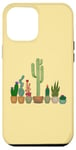 Coque pour iPhone 12 Pro Max Cactus dans des pots amusants