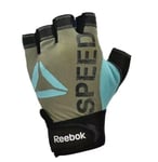 REEBOK WOMEN SPEED FITNESS TRAINING GLOVES SIZE S HALF FINGER SPORT GYM WORKOUT