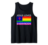 Jesus loves everybody pride gay Tank Top