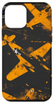 Coque pour iPhone 12 mini Jaune Pop Art Ethnique Vintage WWII Flying P40 Tiger Warbird