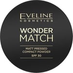 Eveline Wonder Match Matte Pressed Powder SPF30 No. 01 Light Beige Vegan 8g