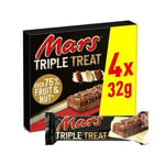 Mars Triple Treat Fruit & Nut Chocolate Bars, Healthy Snacks 4 X 32G