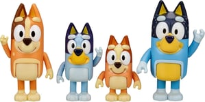 Bluey & Family: Bingo, Bandit and Chilli 4 Figure Pack Articulated Character... 