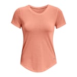 Under Armour Womenss UA Streaker Run T-Shirt in Pink material_Synthetic - Size 8 UK