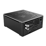 HUNSN 4K Mini PC, HTPC, NUC, Small Server, Windows 11 Or Linux Ubuntu, Support Proxmox, Vmware, ESXI, KODI, Intel 8 Cores I9 9880H, BY02, DP, HDMI, Type-C, 2 x LAN, 8G RAM, 256G SSD