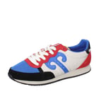 Chaussures Homme WUSHU RUYI 43 EU Sneakers Bleu Daim Rouge Tissu EY113-43