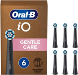 Oral-B Io Series Gentle Care Tannbørstehoveder - Svart - 6-Pakning