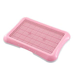 Yebobo Tapis de Toilette en Plastique pour Chien, IntéRieur DéTachable, pour Tapis de Toilette, pour Bac à LitièRe Rose