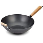 Nava Poêle à frire STEEL WOK KANTONIAN CHINESE 32cm