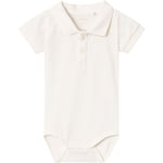 Name It Haddo kortermet polo-body, bright white