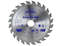 Faithfull FAIZ25024 TCT Circular Saw Blade 250 mm x 30 mm Bush x 24 Teeth