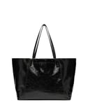 Liebeskind Sac Cabas L Chudy Paper Touch Crinkle, Courses Femmes, Noir