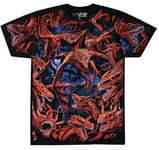 Dragons Storm Flying Sky Mythical Mythology Evil Beasts Fantasy T Shirt 31789