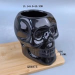 3D keraamiset mukit Creative Halloween Skull Cocktail Lasit Olutlasit Martini Lasit Juomamukit Funny Cup Kahvikuppi