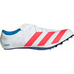 adidas Adizero Prime SP Running Spikes White Mens Sprint Athletics Track Shoes