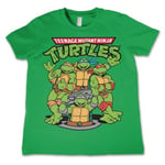 Hybris TMNT Group Kids T-Shirt (9-10 år,Black)