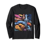 The Cephalopod Octopus Animals Of The World Octopus Lover Long Sleeve T-Shirt