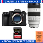 Sony A9 III + FE 70-200mm f/4 Macro G OSS II + 1 SanDisk 256GB Extreme PRO UHS-II SDXC 300 MB/s + Ebook '20 Techniques pour Réussir vos Photos' - Appareil Photo Professionnel