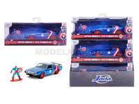 JADA 253223024 1/32 MARVEL CAPTAIN AMERICA 1972 PLYMOUTH GTX