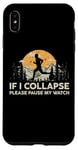 iPhone XS Max If I collapse Please Pause my Watch Running Marathon Runner Case