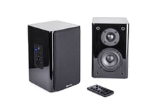 Pair Of Black ConXeasy S603 30W Speakers With Bluetooth & Built In Amplifier