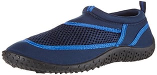 Beck Mixte enfant Aqua 711 Chaussures de Plage Piscine, Bleu, 33 EU