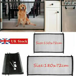 Retractable Pet Dog Gate Safety Guard Folding Baby Stair Gate Isolation Uk