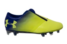 Under Armour UA Spotlight Yellow Leather FG Football Boots - Mens - Size UK 8.5