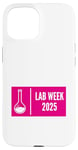 Coque pour iPhone 15 Pink Lab Week 2025, jolie pour un technicien de laboratoire