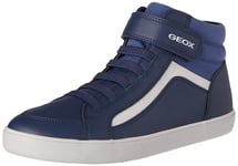 Geox Garçon J Gisli Boy C Basket, Navy Avio, 30 EU