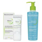 Bioderma Sebium Pore Refiner 30ml + 200ml Gel Moussant - Enlarged Pores Blemish