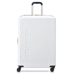 DELSEY PARIS x United Colors of Benetton - United - Valise soute Rigide 75 cm x 51 cm x 31 cm - 103 L - XL - Blanc