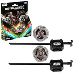 Beyblade X and Star Wars Collab The Mandalorian 3-60F vs. Moff Gideon 3-80N Multipack Set