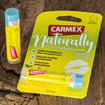 Carmex NATURALLY Pear Lip Balm Natural Hydrating Moisturising Click Stick 4.25g