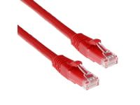 Act Red 15 Meter U/Utp Cat6 Patch Cable Snagless With Rj45 Connectors. Cat6 U/Utp Snagless Rd 15.00M (Is8515)